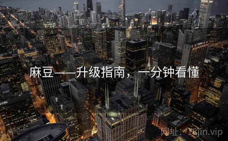 麻豆——升级指南，一分钟看懂