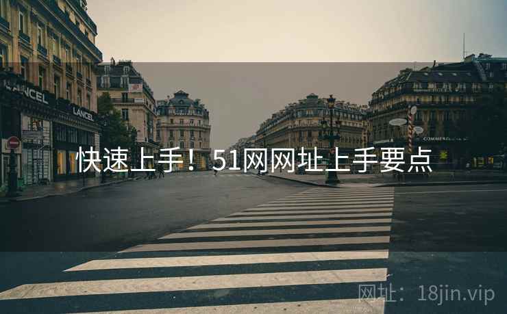 快速上手！51网网址上手要点