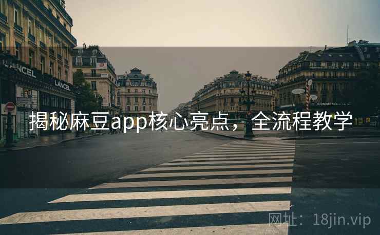 揭秘麻豆app核心亮点，全流程教学