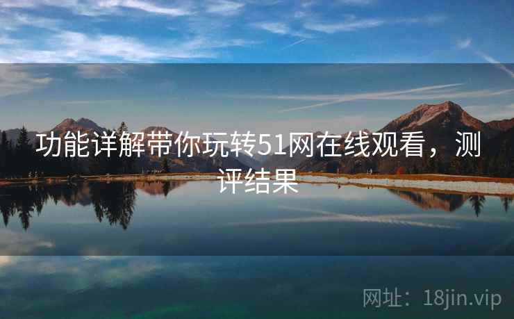 功能详解带你玩转51网在线观看，测评结果