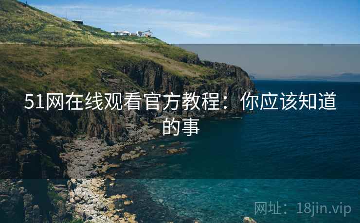 51网在线观看官方教程：你应该知道的事