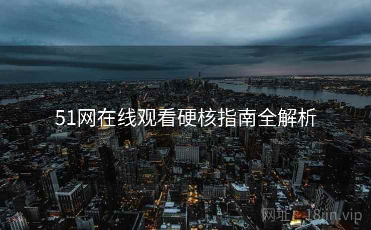 51网在线观看硬核指南全解析