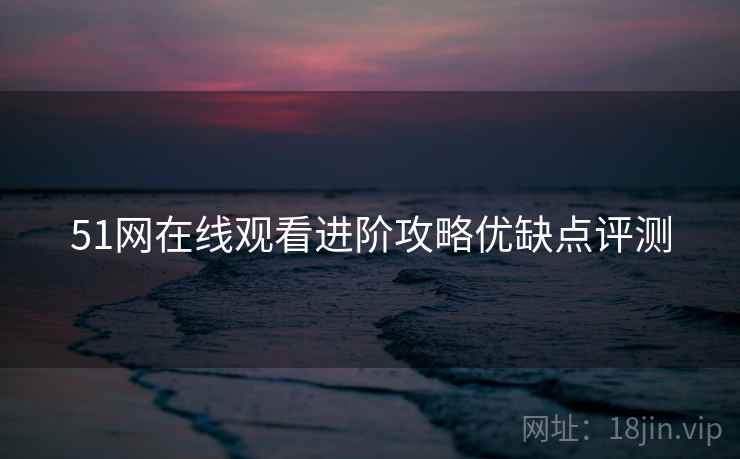 51网在线观看进阶攻略优缺点评测