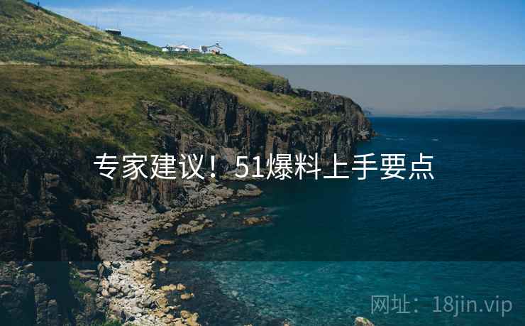 专家建议！51爆料上手要点