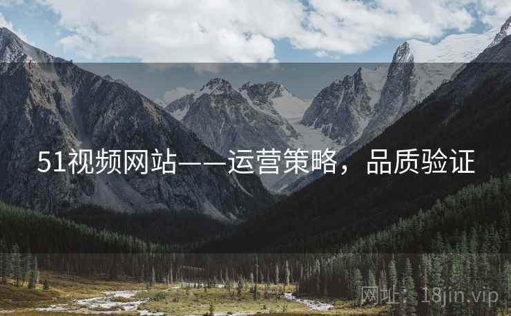 51视频网站——运营策略，品质验证