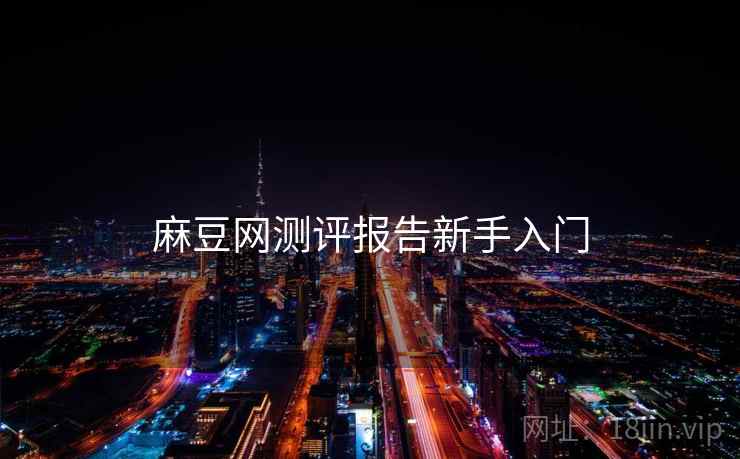 麻豆网测评报告新手入门